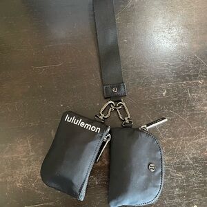 Lululemon black key chain